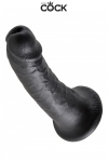 Gode réaliste noir 15 cm - King Cock Gode réaliste noir 15 cm - King Cock