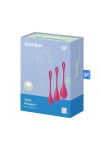 Kit d'entrainement pelvien Yoni Power 1 Rouge - Satisfyer Kit d'entrainement pelvien Yoni Power 1 Rouge - Satisfyer