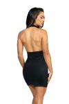 Robe noire V-9149 - Axami