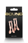 Pinces à tétons Bound rose gold Pinces à tétons Bound rose gold