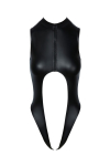 Body noir ouvert  l'entrejambe - Cotelli Lingerie