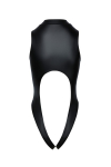Body noir ouvert  l'entrejambe - Cotelli Lingerie