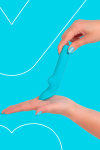 Vibro rechargeable LunaCharm bleu - FairyGasm Vibro rechargeable LunaCharm bleu - FairyGasm