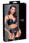 Ensemble lingerie 3 pi�ces avec porte-jarretelles - Cottelli PARTY 