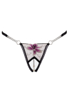 String ouvert Fleur brodée - Cottelli LINGERIE String ouvert Fleur brodée - Cottelli LINGERIE
